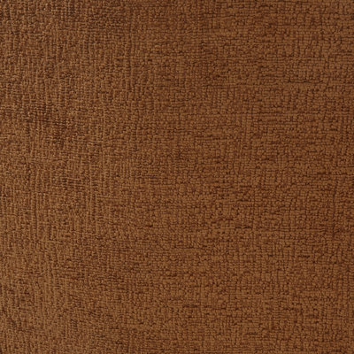 Swivel Accent Chair in Burnt Orange Light Brown Textured Chenille Fabric