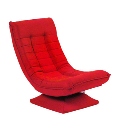 Swivel Armchair Chair, 5-Fold Adjustable Lazy High Lounge Chair ...