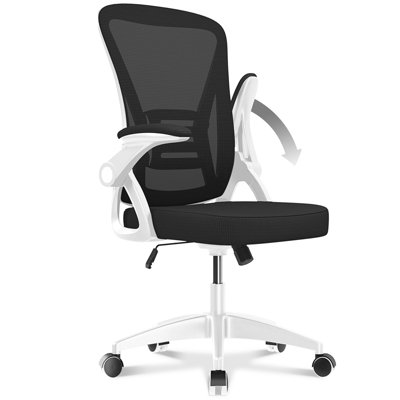 Swivel Computer Chair Home Office Chair with Flip Up Armrests ...