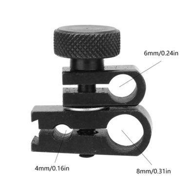 Swivel Dovetail Clamp for 8MM,6MM,and 4MM Dial Test Indicator with Sleeve Lever Dial Gauge
