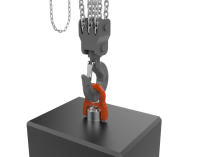 Heavy Duty ABD Hoist Ring M20 - 2200kg Capacity, Forged Steel, USA Made - Part 34714