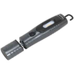Swivel Inspection Light - 7 SMD LED & 3W SMD LED - Rechargeable - Carbon Fibre