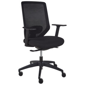 Swivel Office Chair Black VIRTUOSO