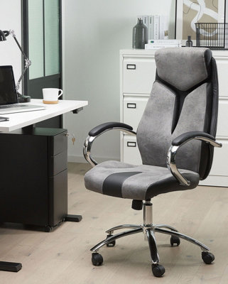Swivel Office Chair Grey FORMULA 1