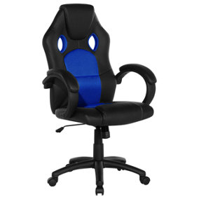 Swivel Office Chair Navy Blue FIGHTER