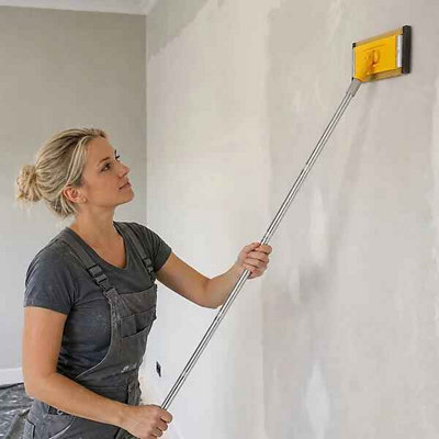 Swivel Sander Drywall Pole Sander Assemblable Sanding Pole Hand Radial ...