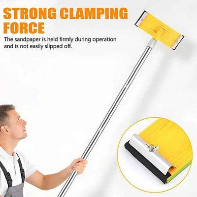 Swivel Sander Drywall Pole Sander Assemblable Sanding Pole Hand Radial ...