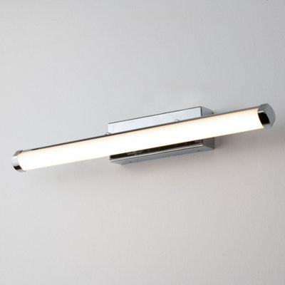 Sydney Bathroom Mirror Cabinet IP44 Wall Light Polished Chrome Silver 5W Integrated LED Adjustable Frosted Diffuser