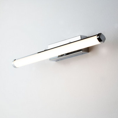 Sydney Bathroom Mirror Cabinet IP44 Wall Light Polished Chrome Silver 5W Integrated LED Adjustable Frosted Diffuser