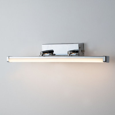 Sydney Bathroom Mirror Cabinet IP44 Wall Light Polished Chrome Silver 5W Integrated LED Adjustable Frosted Diffuser