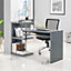 Sydney High Gloss Rotating Home And Office Laptop Desk in Grey