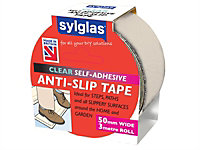 Sylglas 8620042 Anti-Slip Tape 50mm x 3m Clear SYLASTCL