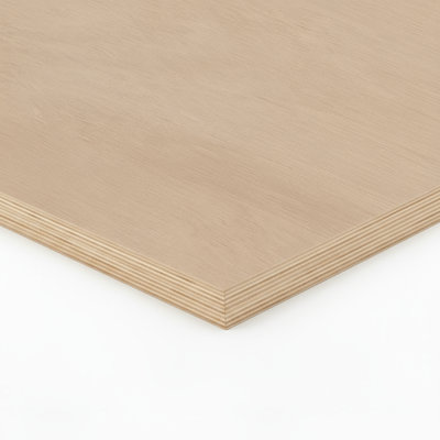 Sylkbuild Hardwood Plywood Board 25mm - 1000mm x 500mm (3.28ft x 1.64ft) - Single Board