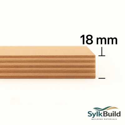 Sylkbuild Marine Plywood 18mm - 1525mm x 305mm (5ft x 1ft) - Pack of 2