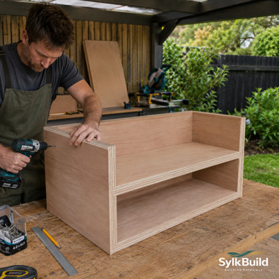 Sylkbuild Marine Plywood 6mm - 915mm x 610mm (3ft x 2ft) - Pack of 2