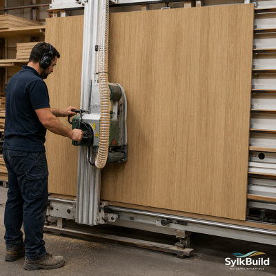 Sylkbuild Oak Faced Plywood 6mm - 305mm x 305mm (1ft x 1ft) - Single Board