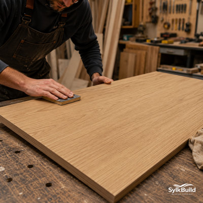 Sylkbuild Oak Faced Plywood 6mm - 915mm x 610mm (3ft x 2ft) - Single Board