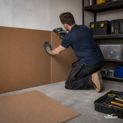 Sylkbuild Standard Hardboard 3.2mm - 305mm x 305mm (1ft x 1ft) - Pack of 2