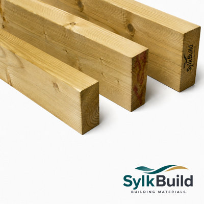 SYLKBUILD TREATED TIMBER BATTEN - 25MM X 50MM - 1.2 METRE (4FT)