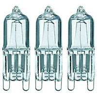 Sylvania Halogen G9 Capsule 28W Dimmable Hi-Pin Eco Warm White Clear (3 Pack)