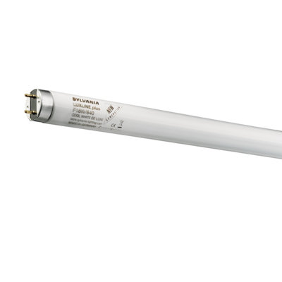 Sylvania Luxline Plus Warm White T8 18W 2ft Fluorescent Tube - 25 Pack