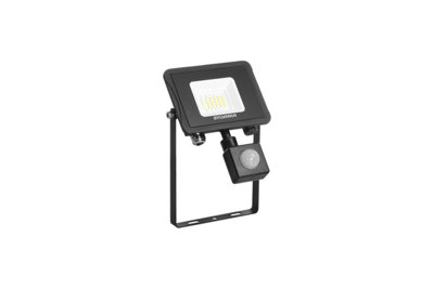 Sylvania SylFlood 18W IP65 Black Outdoor LED Floodlight with Motion Sensor