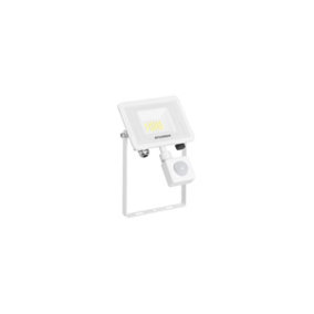 Sylvania SylFlood 18W IP65 White Outdoor LED Floodlight with Motion Sensor - Twin Pack