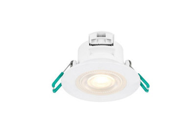 Sylvania SylSpot Warm White & Candlelight IP65 rated 5.5W Recessed LED Spotlight - 3 Pack