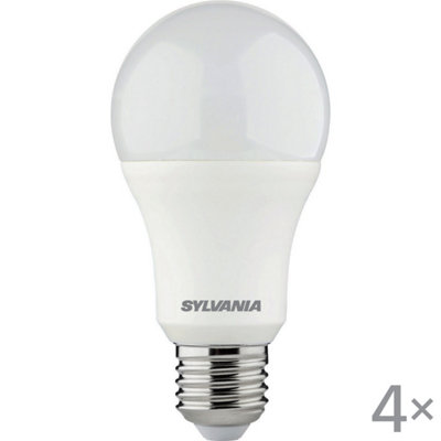 Sylvania ToLEDo Ball Warm White E27 13W LED Bulb - 4 Pack