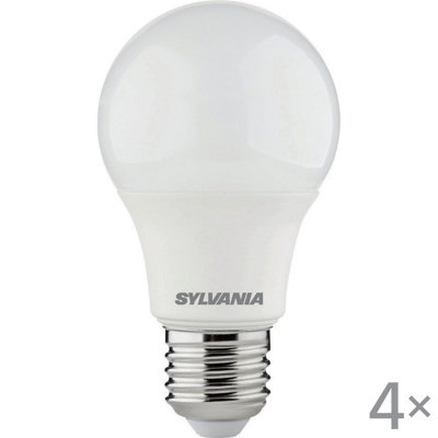 Sylvania ToLEDo Ball Warm White E27 8W LED Bulb - 4 Pack