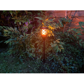 Sylvania YourHome 78 Lumen Solar LED Outdoor Flame Torch Light