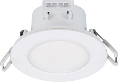 Sylvania YourHome Tri-Colour Dimmable IP65 rated 7W Recessed LED Spotlights - 3 Pack