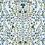 Symmetrical Trellis Ditsy Floral Creme Wallpaper