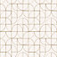 Symmetry Geometric Shapes Wallpaper Pink / Rose Gold Rasch 310115