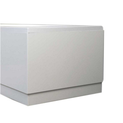 Synergy Kiev Modern Bathroom Rectangular 16mm MDF Wood Bath End Panel ...