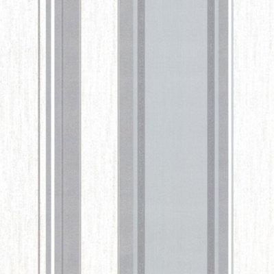 Synergy Stripe Wallpaper Dove Grey Vymura M0853