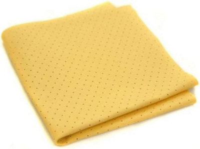 Synthetic Real Leather Chamois Oil Tanned Cloth Chammy Car Drying & Cleaning New - 3
