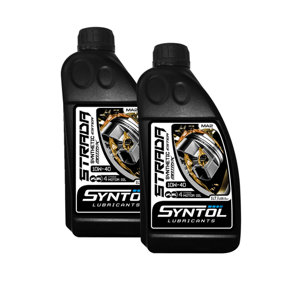 Syntol 10w40 Motorcycle Engine Oil Fully Synthetic 4 Stroke JASO MA / MA2  2x1L
