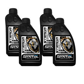 Syntol 10w40 Motorcycle Engine Oil Fully Synthetic 4 Stroke JASO MA / MA2  4x1L