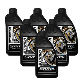 Syntol 10w40 Motorcycle Engine Oil Fully Synthetic 4 Stroke JASO MA / MA2  6x1L