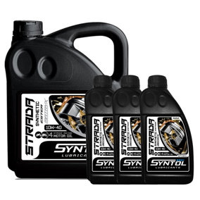 Syntol 10w40 Motorcycle Engine Oil Fully Synthetic 4 Stroke JASO MA / MA2  7L
