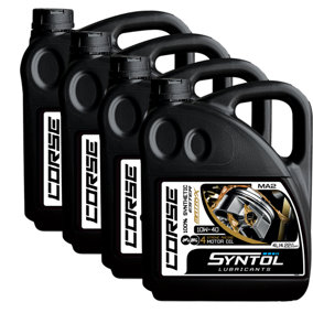 Syntol Corse 4T 10W-40 100% Synthetic Motorcycle Engine Oil 4x4L
