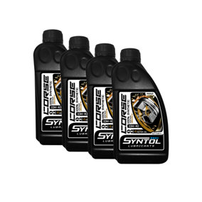 Syntol Corse 4T 10W-40 100% Synthetic Motorcycle Engine Oil Jaso MA/MA2  4x1L