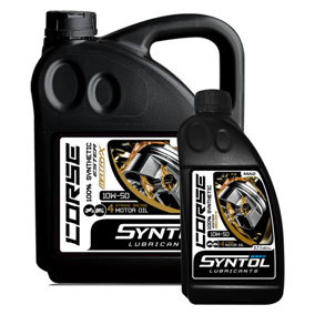 Syntol Corse 4T 10W-50 100% Synthetic Motorcycle Engine Oil 5L