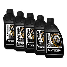 Syntol Corse 4T 10W-50 100% Synthetic Motorcycle Engine Oil 5x1L