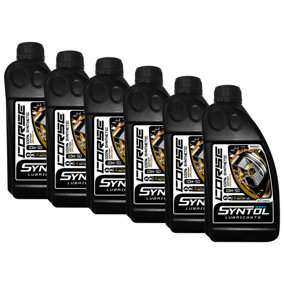 Syntol Corse 4T 10W-50 100% Synthetic Motorcycle Engine Oil 6x1L