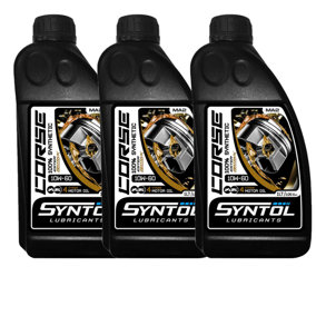 Syntol Corse 4T 10W-60 Motorcycle Fully Synthetic Oil 3x1L