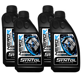 Syntol Nero-R 4T 5W-40 100% Synthetic Motorcycle Racing Oil 4x1L