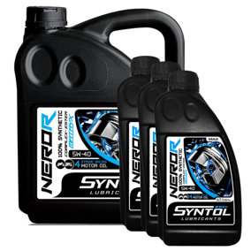 Syntol Nero-R 4T 5W-40 100% Synthetic Motorcycle Racing Oil 7L