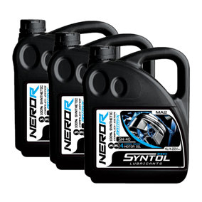 Syntol Nero-R 4T 5W-40 Moto Motorcycle Motorbike Racing Oil 3x4L
